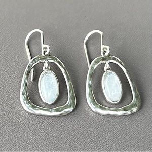 Grace & Heart Snow Moon Earrings